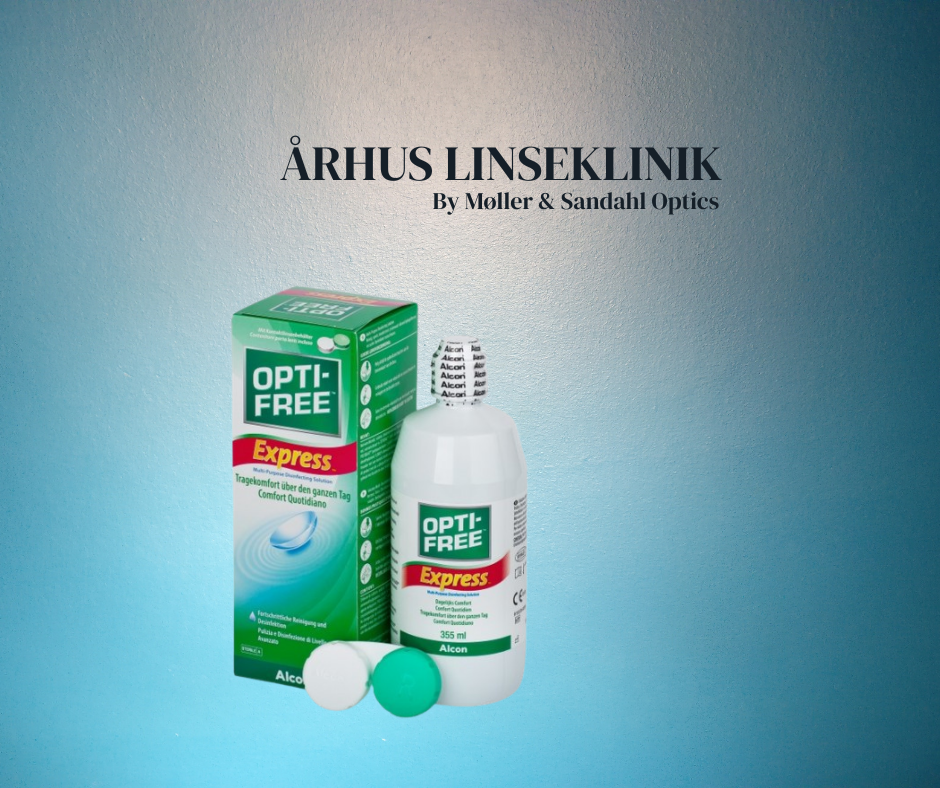 Opti-free express kontaktlinsevæske, 355 ml.